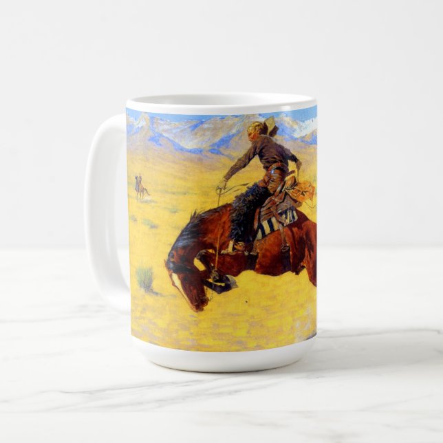 Mug Remington Old West Horse et Cowboy (Devant gauche)