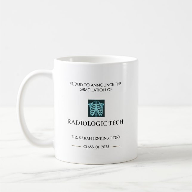 Mug Remise des diplômes 2026 pour les techniciens en r (Gauche)