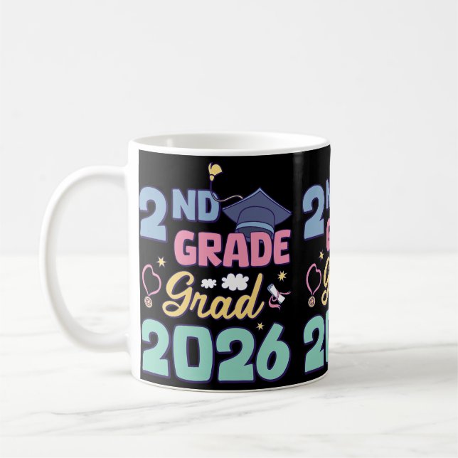Mug Remise des diplômes de 2e année 2026 Diplômé fier  (Gauche)