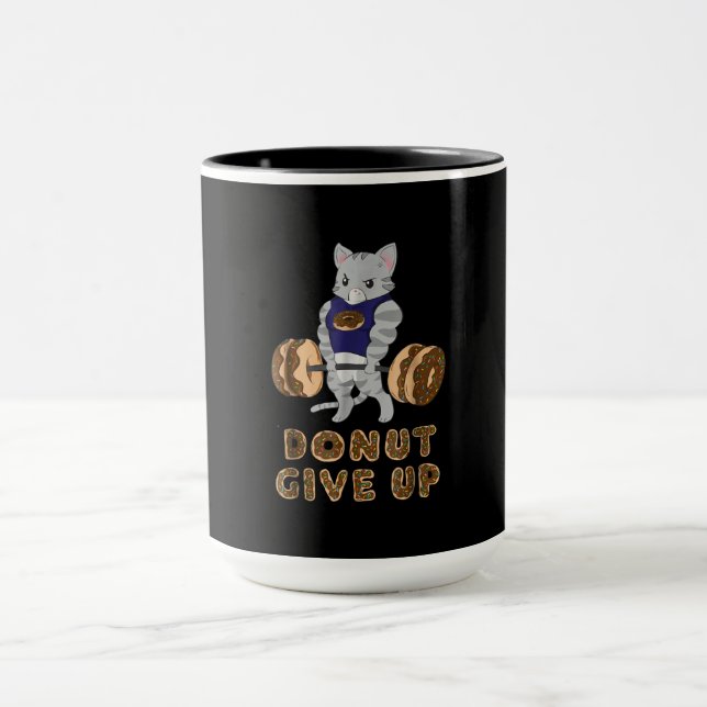 Mug Remise en forme de chats - Gym pour levage de l'ar (Centre)