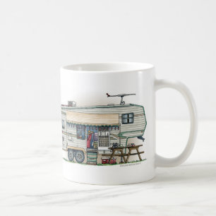 Mug Remorque mignonne de voyage de campeur de