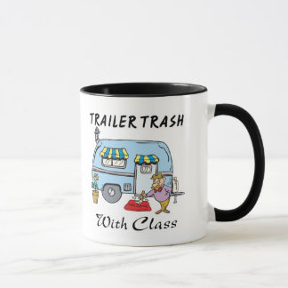 Mug remorque parc déchets avec classe