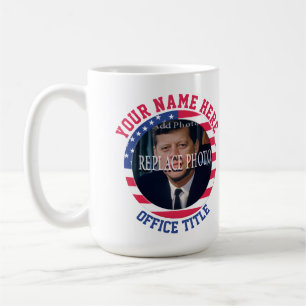 Mug Remplacer la photo Modèle de campagne rond