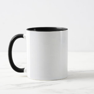 Mug Renard arctique recroquevillé en hiver