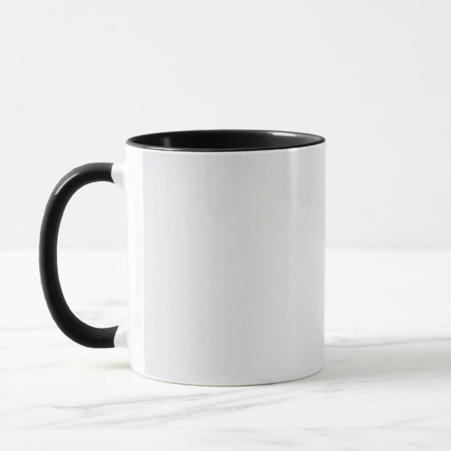 Mug Renard arctique recroquevillé en hiver (Gauche)