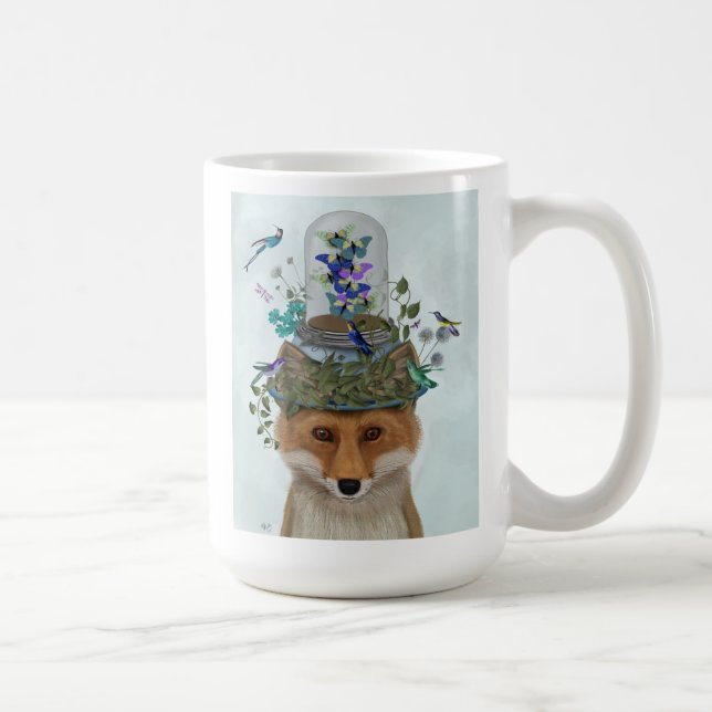 Mug Renard avec papillon Bell Jar (Droite)