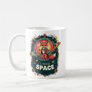 Mug Renard Cosmique Multicolore Boho J'ai Besoin d'Esp