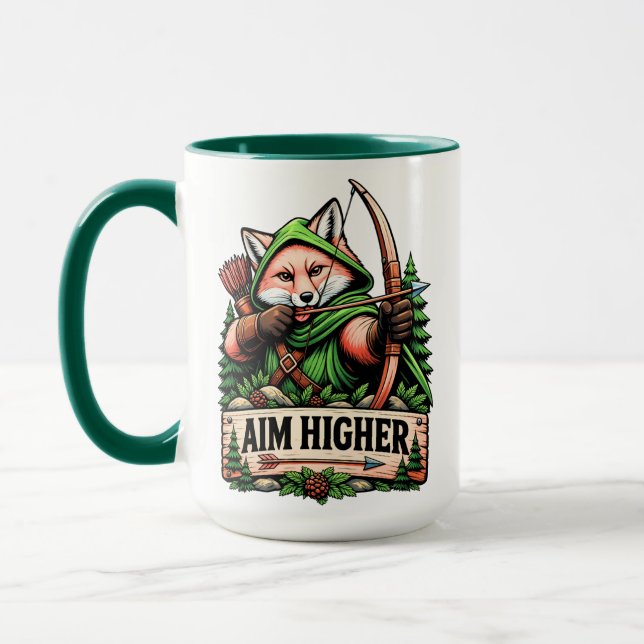Mug Renard des bois Vise plus haut (Gauche)