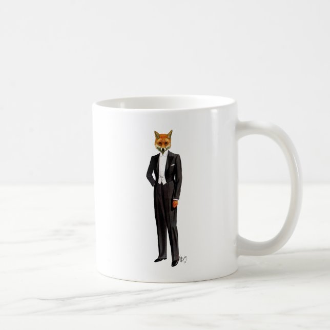 Mug Renard En Costume De Soirée Complet (Droite)