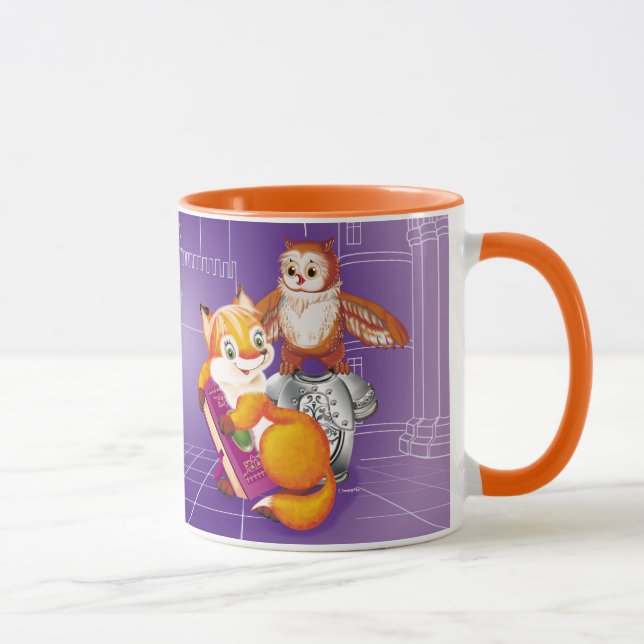 Mug renard et hibou (Droite)