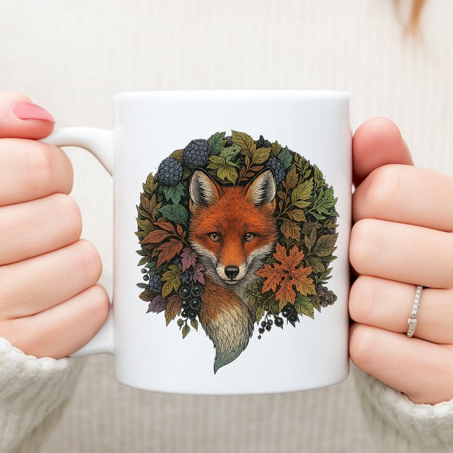 Mug Renard forestier d'automne (Créateur téléchargé)