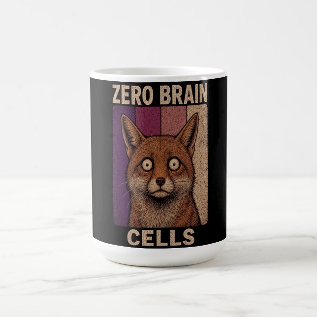 Mug Renard Mémo Zéro – Drôle et Mignon Animal  (Centre)