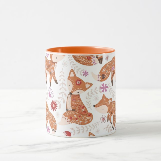 Mug Renard mignon de la forêt et botanique (Centre)