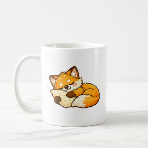 Mug Renard Mignon Endormi au Chaud