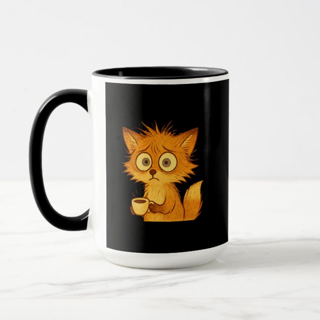 Mug Renard submergé par l'esthétique • Café Chaos Mign (Gauche)