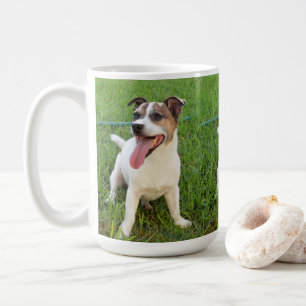 Mug Renard Terrier, Langue À La Poitrine,