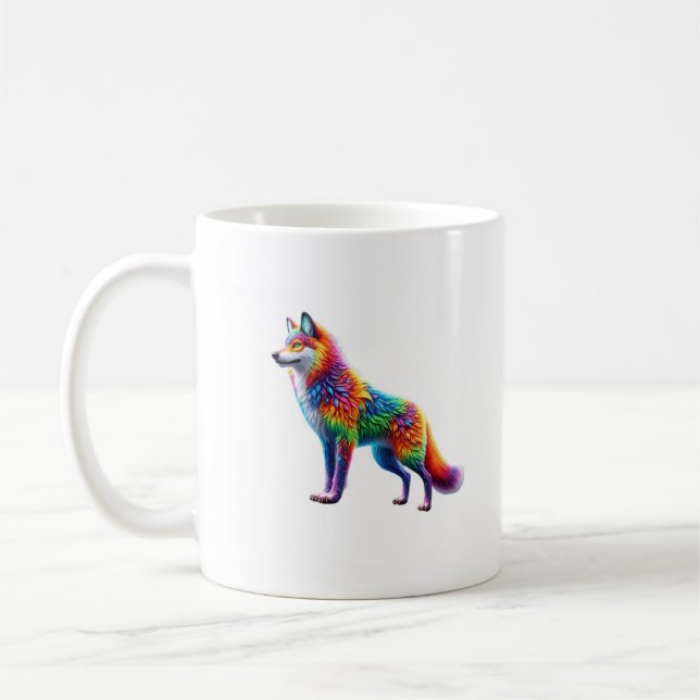 Mug Renard Whimsical de teintes Radiantes (Gauche)