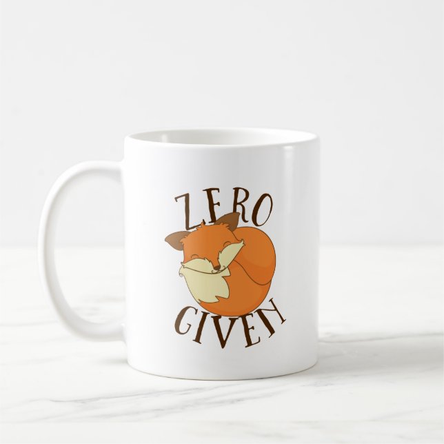 Mug Renards zéro donnés (Gauche)