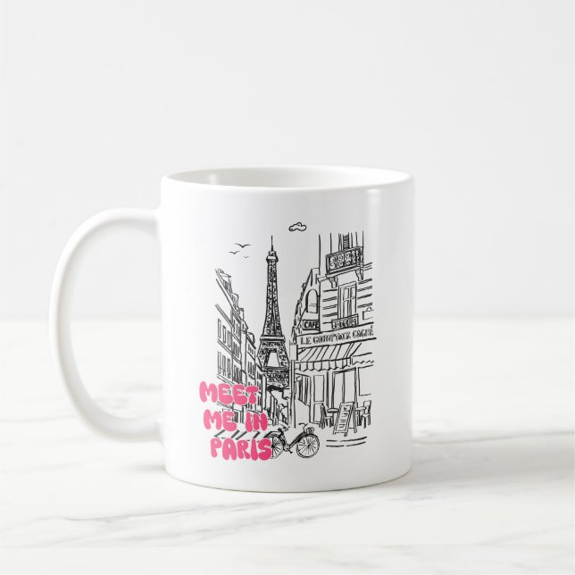 Mug Rencontre-moi à Paris – Tour Eiffel (Gauche)