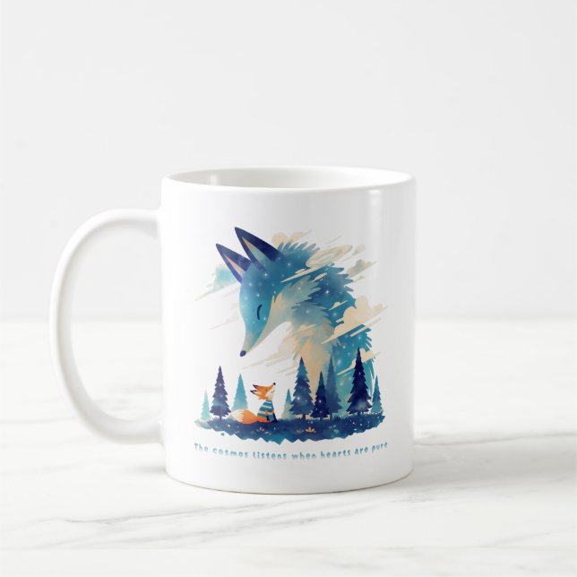 Mug Rencontre Renard esprit renard cosmique dans l'art (Gauche)