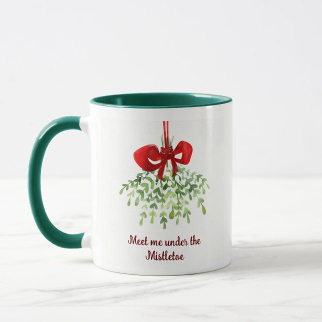 Mug Rencontre romantique amusante Sous Citation Mistle (Gauche)