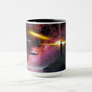 Mug Rencontre UFO 3D Universal Lighthouse