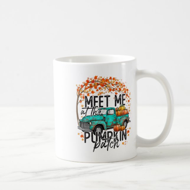Mug Rencontrez-Moi Au Citrouille Patch Automne Automne (Droite)