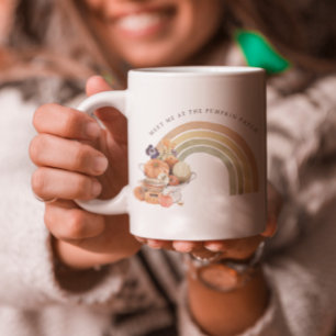 Mug Rencontrez-Moi Au Patch Citrouille   Arc en ciel d
