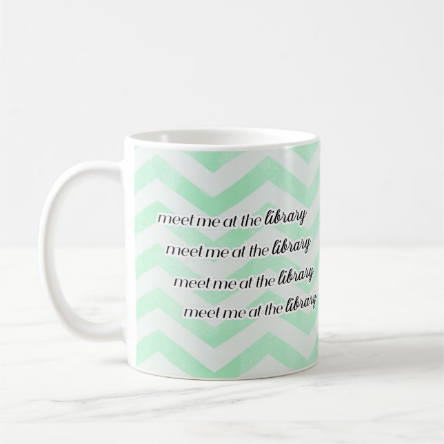 Mug Rencontrons-nous à la bibliothèque (Gauche)