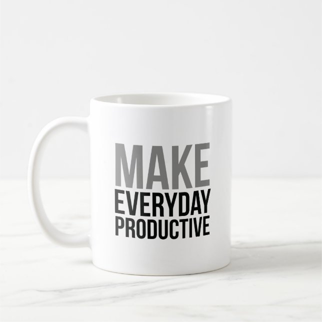 Mug Rendez Chaque Jour Productif (Gauche)