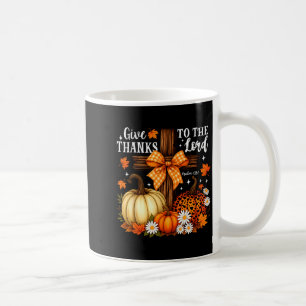 Mug Rendez Grâce Au Seigneur Croix Citrouilles Arc Aut