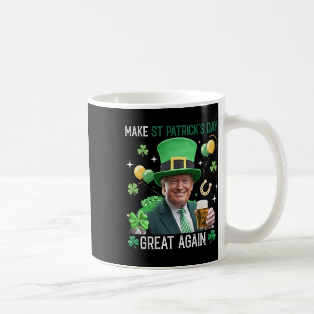 Mug Rendez la Saint-Patrick grande à nouveau Leprechau (Droite)