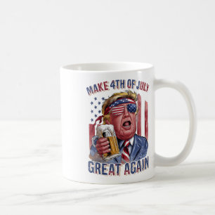 Mug Rendre 4 juillet grand Trump Bière patriotique