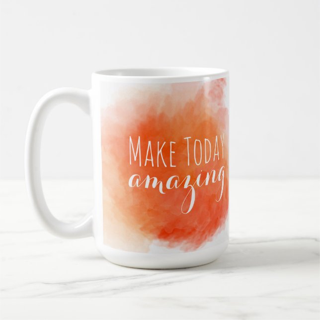 Mug Rendre aujourd'hui Extraordinaire | Aquarelle (Gauche)