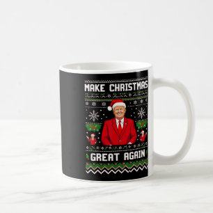 Mug Rendre Joyeux Noël grand encore Père Noël Trump Da