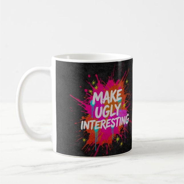Mug Rendre la laideur intéressante (Gauche)
