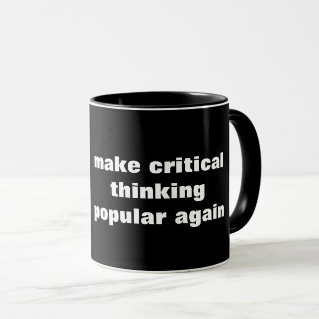 Mug Rendre la pensée critique populaire à nouveau (Devant droit)