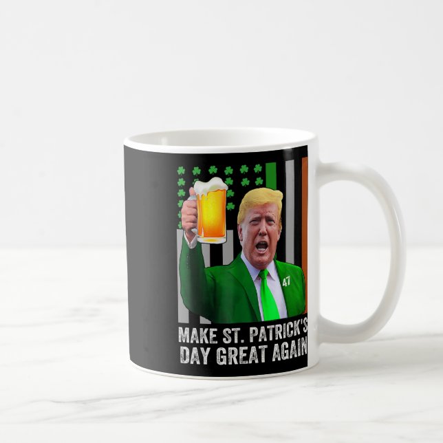 Mug Rendre la Saint-Patrick plus belle encore Drapeau  (Droite)