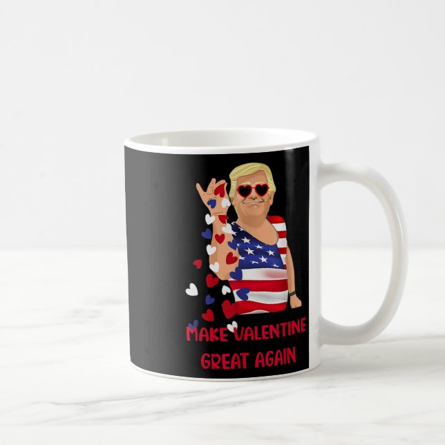 Mug Rendre la Saint-Valentin à nouveau amusant Drapeau (Droite)