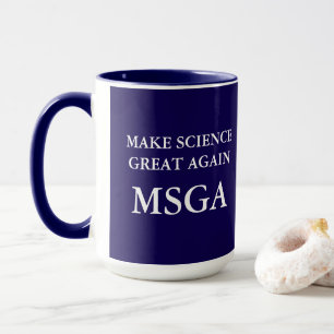 Mug Rendre la science plus grande MSGA Typographie Caf
