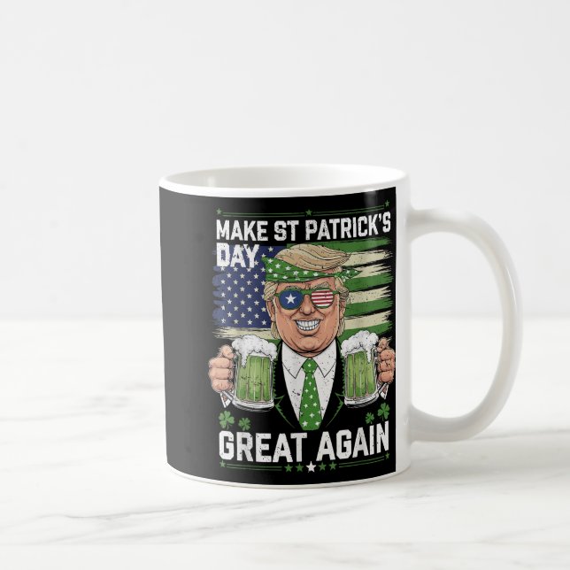 Mug Rendre l'Amérique chanceuse Jour de la Saint Patri (Droite)