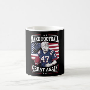 Mug Rendre le football Vintage aux USA Drapeau Trump