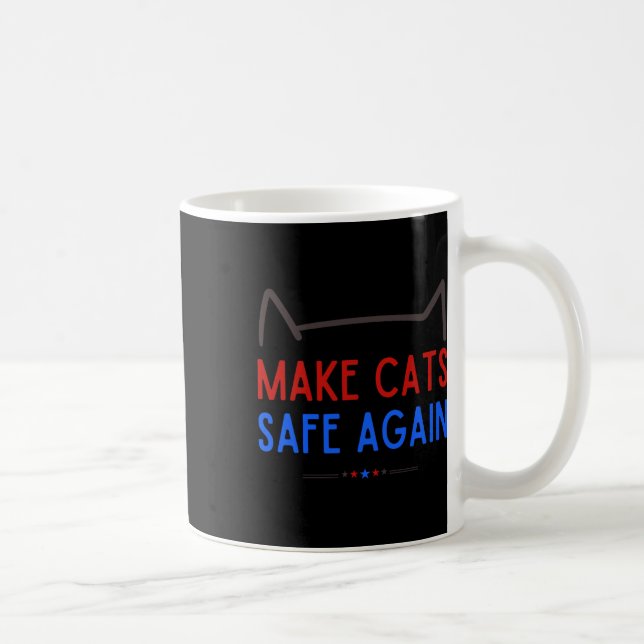Mug Rendre les chats en sécurité - Drôle sensibilisati (Droite)
