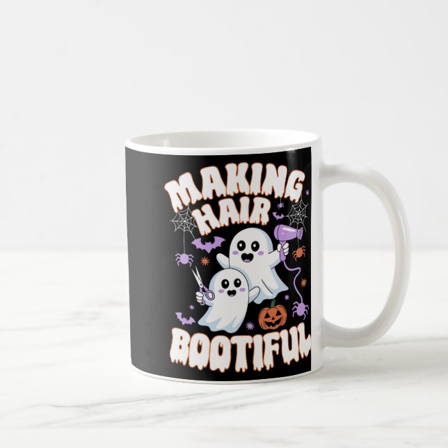 Mug Rendre les cheveux botieux Halloween Éffrayants fa (Droite)