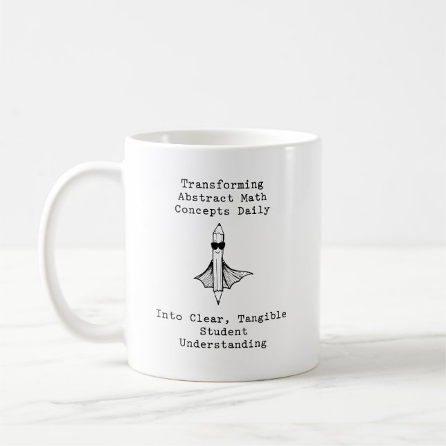 Mug Rendre les mathématiques abstraites claires : comp (Gauche)