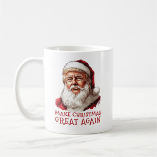 Mug Rendre Noël super à nouveau amusant Père Noël Trum