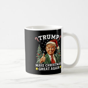 Mug Rendre Noël super à nouveau drôle Père Noël Trump