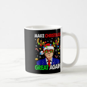 Mug Rendre Noël super à nouveau drôle Père Noël Trump