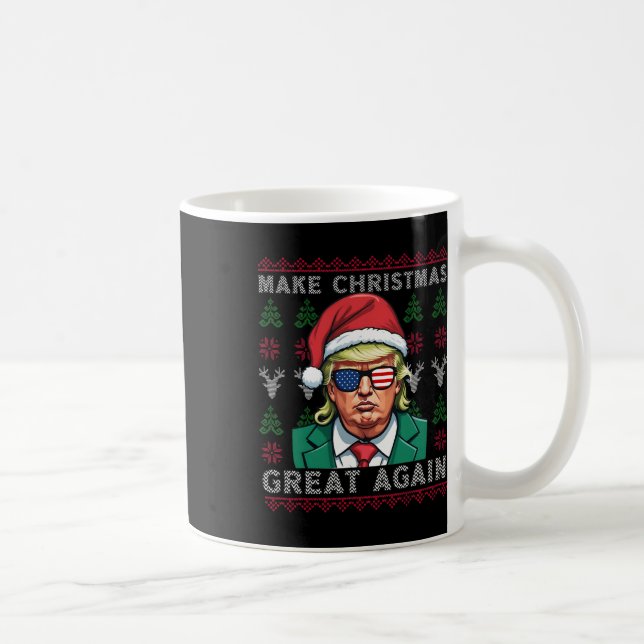 Mug Rendre Noël super à nouveau plus que Noël drôle (Droite)