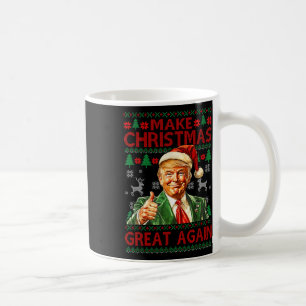 Mug Rendre Noël super encore amusant Trump Santa Hat X